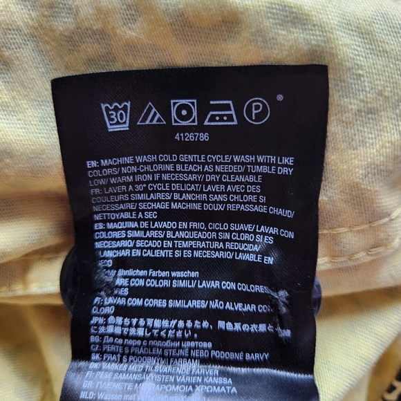 Volcom Yellow and Black Animal Print Jacket Size M NWOT - Picture 9 of 9